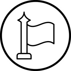 Battle Flag Icon Style