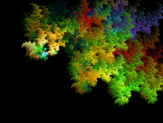 Imaginatory fractal abstract background Image