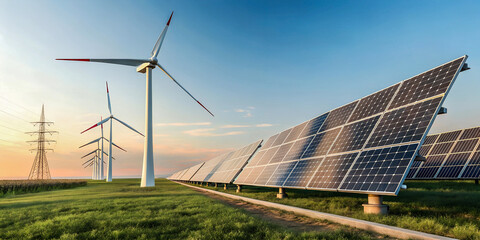 Combination of Wind and Solar Energy Solutions: Green Energy Innovation and Storage