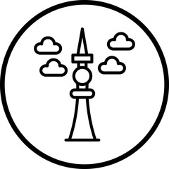 Fernsehturm Berlin Icon Style © designing ocean