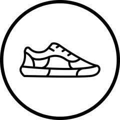 Exercise Shoes Icon Style