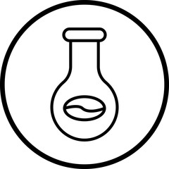 Coffee Science Icon Style