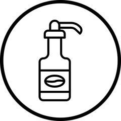 Coffee Syrup Icon Style