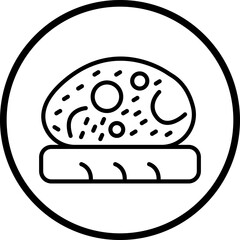 Bruschetta Icon Style