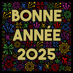 Bonne Année 2025 illustration	