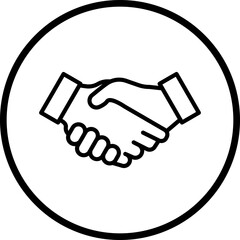 Handshake Icon Style