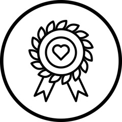 Humanitarian Award Icon Style
