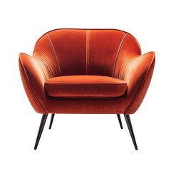 Velvet Armchair - Modern Design