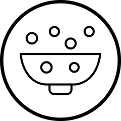 Evaporating Dish Icon Style