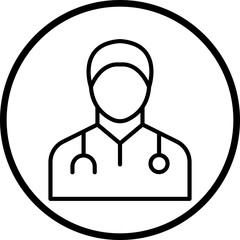Medical Doctor Male Icon Style