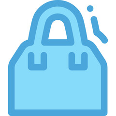 Obraz premium Stylized bag icons for digital and graphic design applications showcasing versatility and modern aesthetics