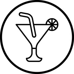 Cocktail Icon Style