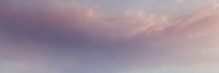 Fototapeta premium Dreamy Pastel Sky with Subtle Gradient and Soft Clouds Illustration