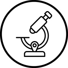 Microscope Icon Style