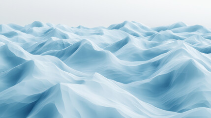 Obraz premium glacial climate formation glacier. Smooth blue glacier waves create serene landscape no body