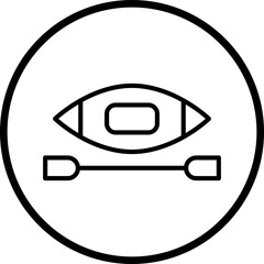 Canoeing Icon Style