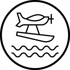 Hydroplane Racing Icon Style