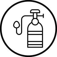 Oxygen Tank Icon Style
