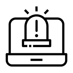 cyber attack Line Icon