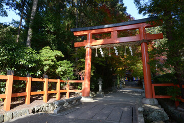 大田神社　入口の鳥居　京都市北区上賀茂