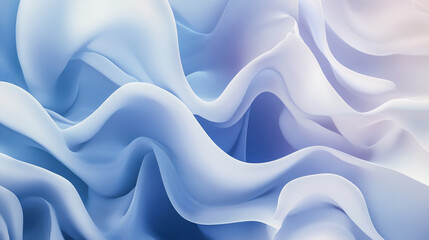 Fototapeta premium Abstract Blue and White Wave Background
