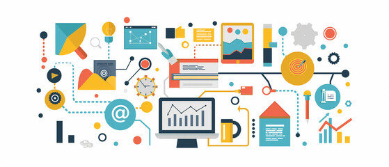 Streamlined Workflow: Visualizing Data-Driven Success in a Connected Digital Ecosystem.