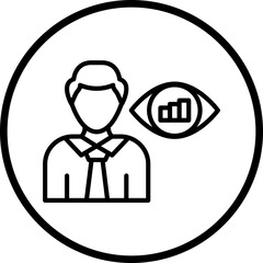 Business Vision Icon Style