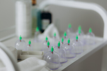 Medical cupping therapy equipment - Cups