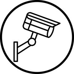Ccctv Camera Icon Style