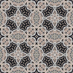 seamless abstract square pattern. texture symmetrical kaleidoscope. background creative