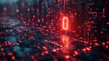 Naklejka premium system warning error popup and maintenance showing cyber attack on online network error system cybersecurity vulnerability data breach illegal connection compromised informatio