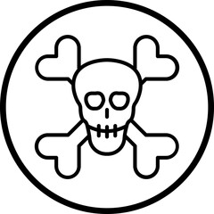 Alien Skull Icon Style