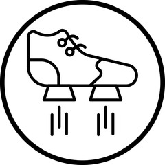 Flying Shoes Icon Style