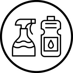 Cleaning Product Icon Style