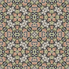 seamless abstract square pattern. texture symmetrical kaleidoscope. background creative