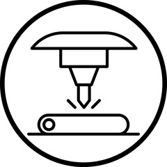 Laser Beam Icon Style