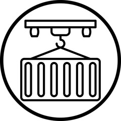 Overhead Cranebox Icon Style
