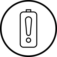 Battery Alert Icon Style