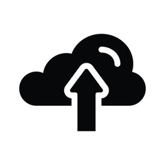 Get this amazing icon of cloud upload in modern style