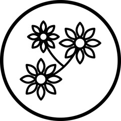 Floral Designa Icon Style