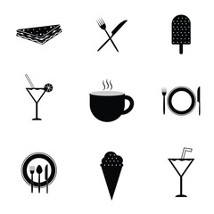 food and drink icon vector illustration
