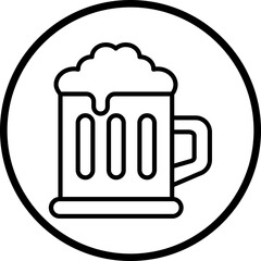 Beer Mug Icon Style