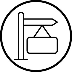 Signboard Icon Style