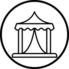 Tent Icon Style