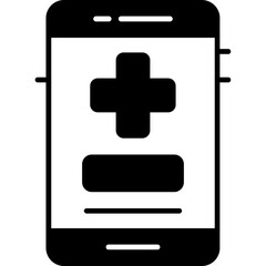 Obraz premium Health App Icon