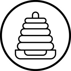Stack Toy Icon Style