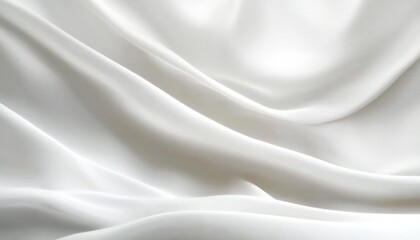 Naklejka premium Serene Abstract Composition with Flowing White Fabric and Gentle Curves in Soft Natural Light