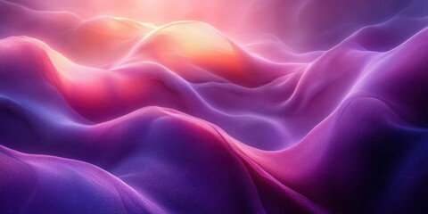 Fototapeta premium Futuristic Abstract Background Design with Smooth Purple Arcs and Gradient Lighting