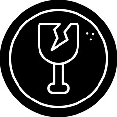 Fragile Glass Icon