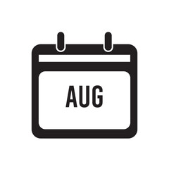 Month icon on white background, eps10